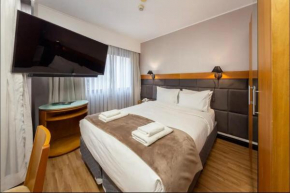 Luxuoso Flat em Moema no Hotel Slaviero - Próx Congonhas e Ibirapuera - Estacionamento l Carregador carro l Café opcional pago